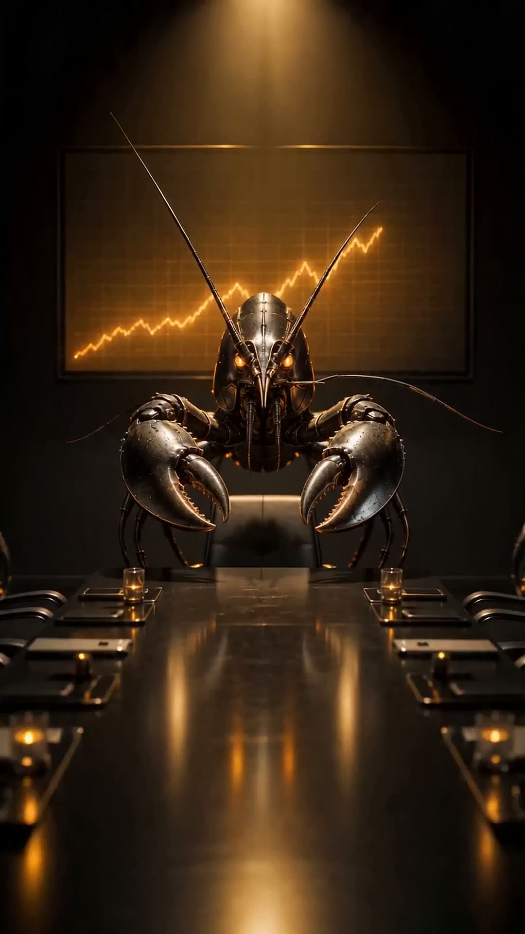 The robot lobster clearing the admin backlog